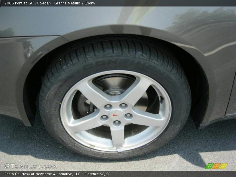 Granite Metallic / Ebony 2006 Pontiac G6 V6 Sedan