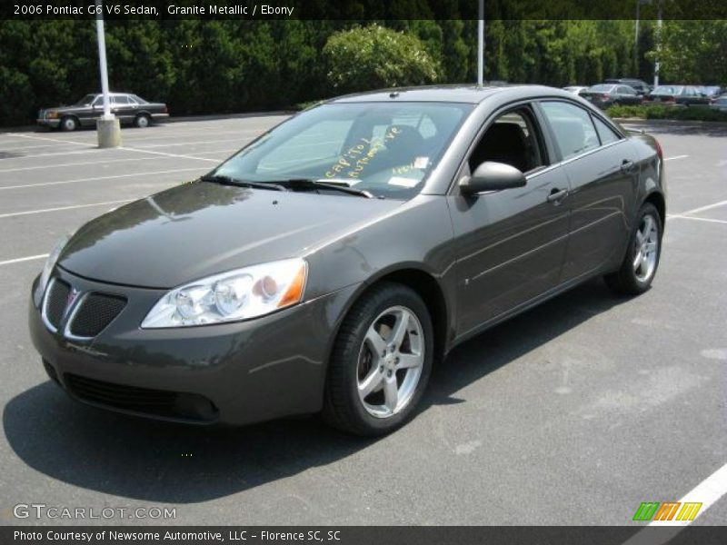 Granite Metallic / Ebony 2006 Pontiac G6 V6 Sedan
