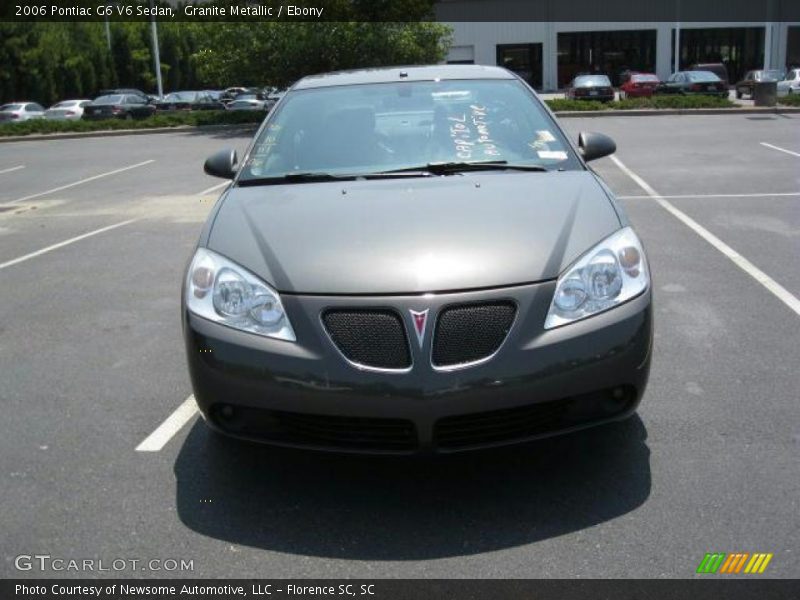 Granite Metallic / Ebony 2006 Pontiac G6 V6 Sedan