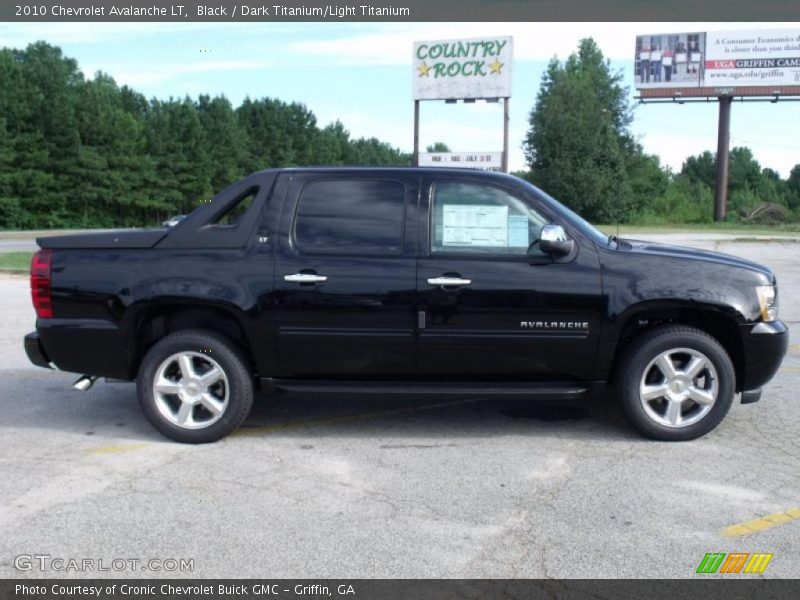 Black / Dark Titanium/Light Titanium 2010 Chevrolet Avalanche LT