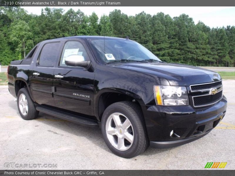 Black / Dark Titanium/Light Titanium 2010 Chevrolet Avalanche LT