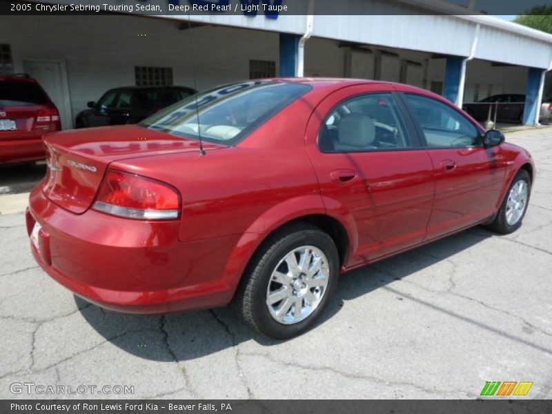 Deep Red Pearl / Light Taupe 2005 Chrysler Sebring Touring Sedan