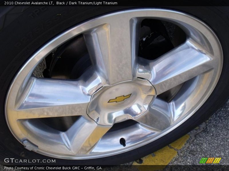Black / Dark Titanium/Light Titanium 2010 Chevrolet Avalanche LT