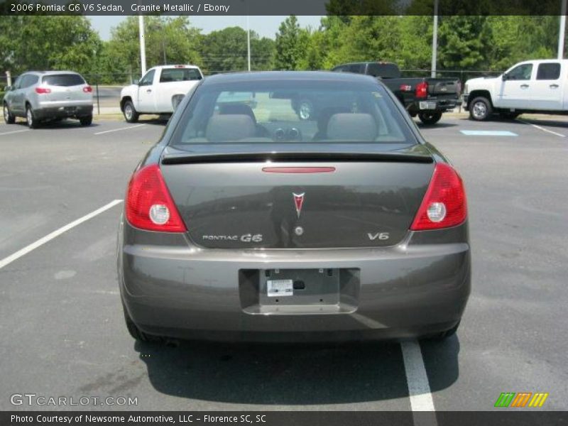 Granite Metallic / Ebony 2006 Pontiac G6 V6 Sedan