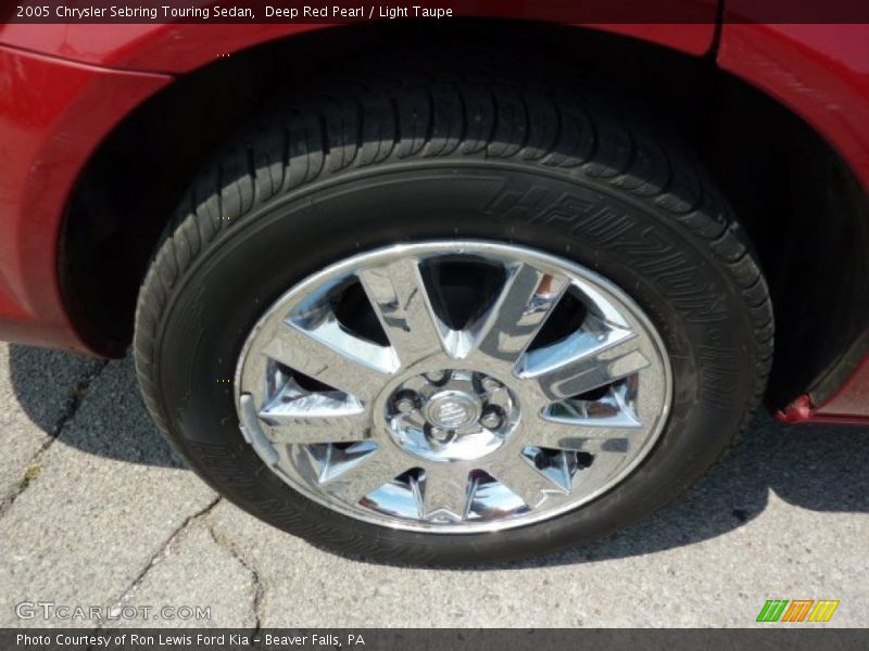 Deep Red Pearl / Light Taupe 2005 Chrysler Sebring Touring Sedan