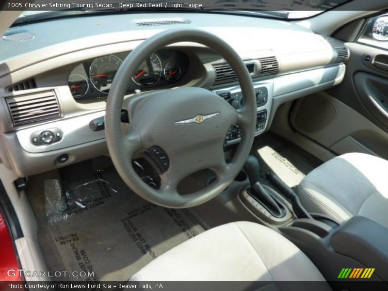 Deep Red Pearl / Light Taupe 2005 Chrysler Sebring Touring Sedan