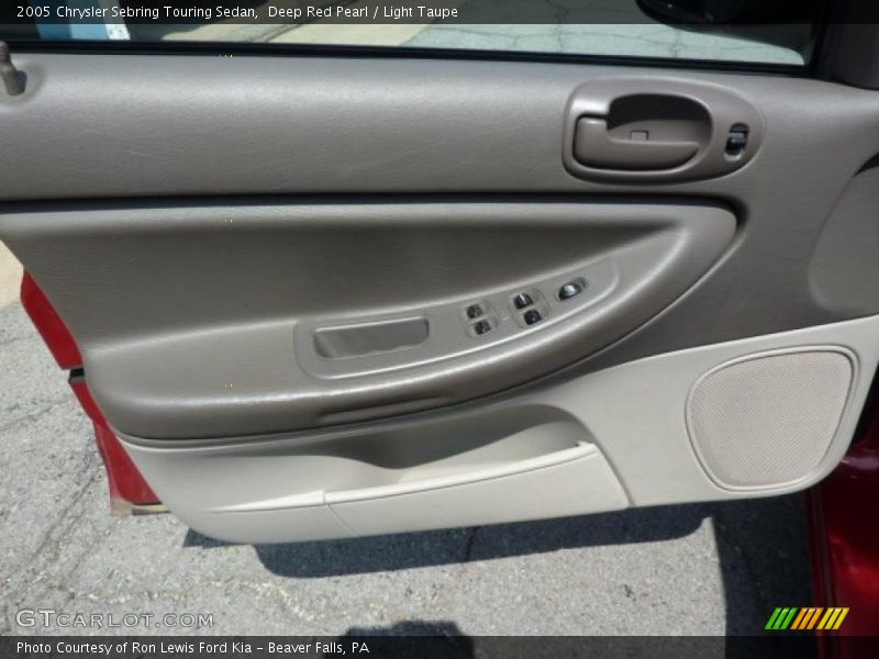 Deep Red Pearl / Light Taupe 2005 Chrysler Sebring Touring Sedan