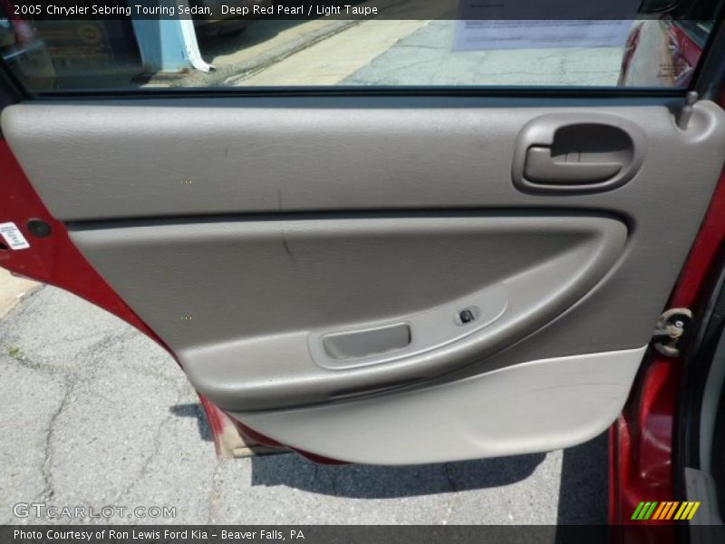 Deep Red Pearl / Light Taupe 2005 Chrysler Sebring Touring Sedan