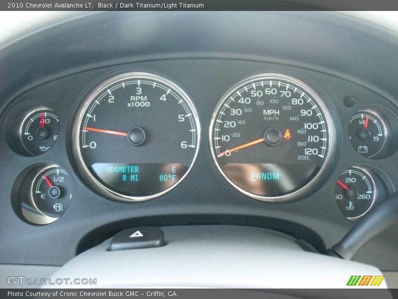 Black / Dark Titanium/Light Titanium 2010 Chevrolet Avalanche LT