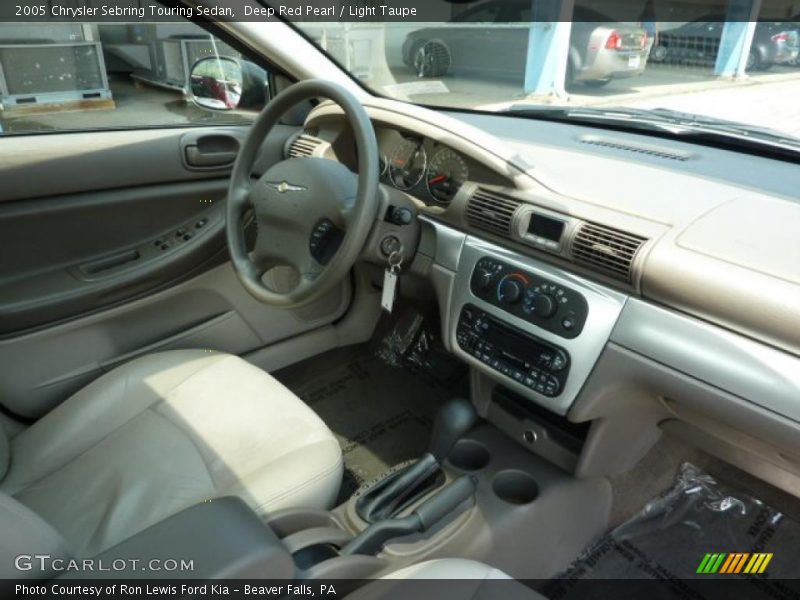 Deep Red Pearl / Light Taupe 2005 Chrysler Sebring Touring Sedan