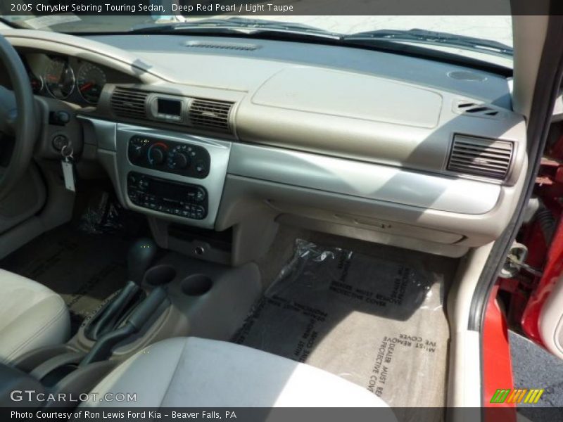 Deep Red Pearl / Light Taupe 2005 Chrysler Sebring Touring Sedan