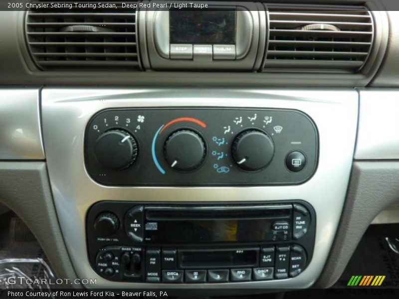 Deep Red Pearl / Light Taupe 2005 Chrysler Sebring Touring Sedan