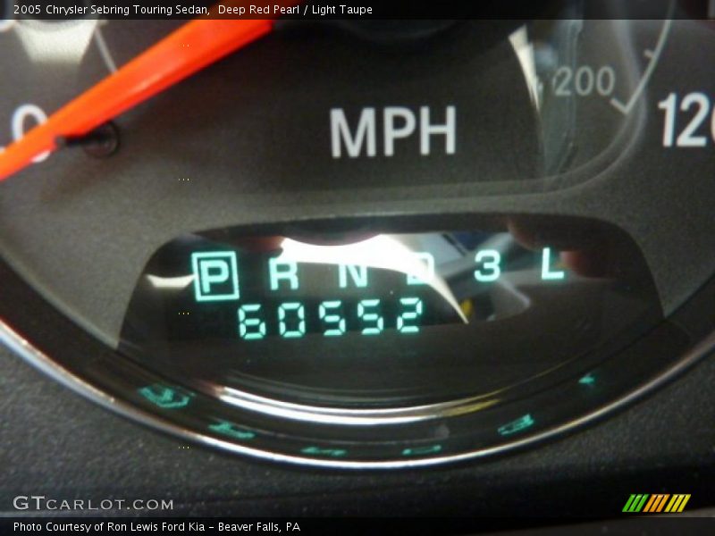 Deep Red Pearl / Light Taupe 2005 Chrysler Sebring Touring Sedan