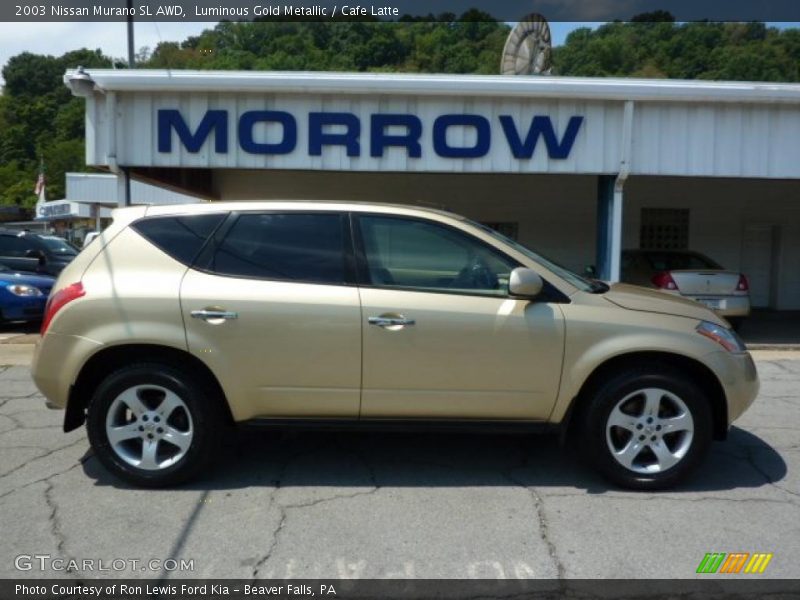 Luminous Gold Metallic / Cafe Latte 2003 Nissan Murano SL AWD