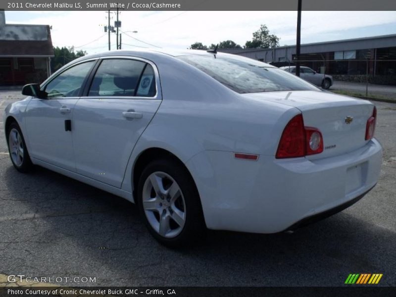 Summit White / Cocoa/Cashmere 2011 Chevrolet Malibu LS