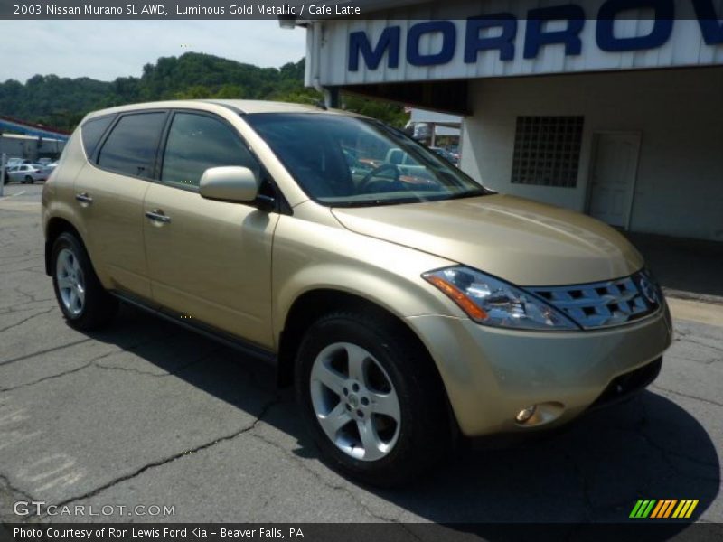 Luminous Gold Metallic / Cafe Latte 2003 Nissan Murano SL AWD