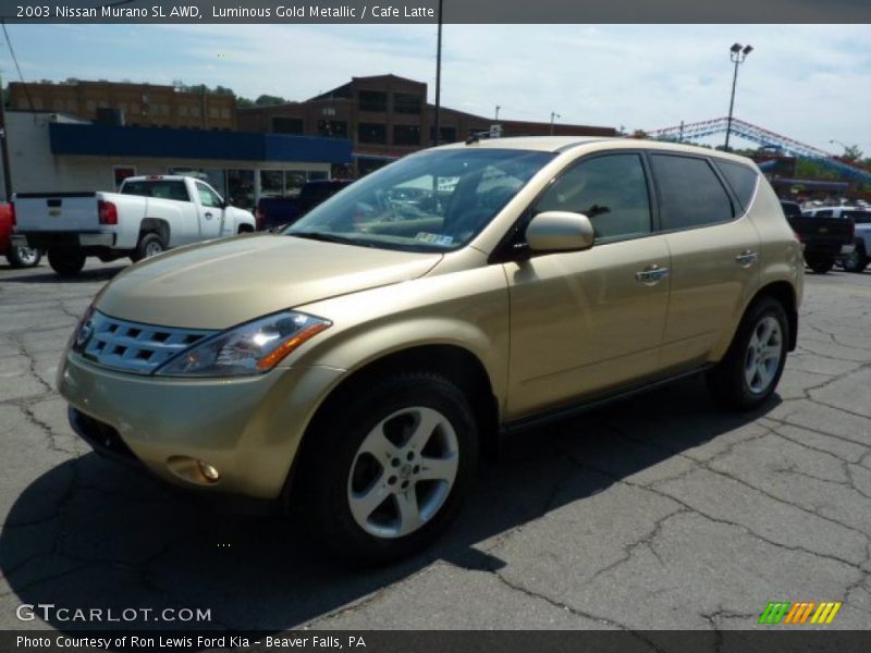 Luminous Gold Metallic / Cafe Latte 2003 Nissan Murano SL AWD