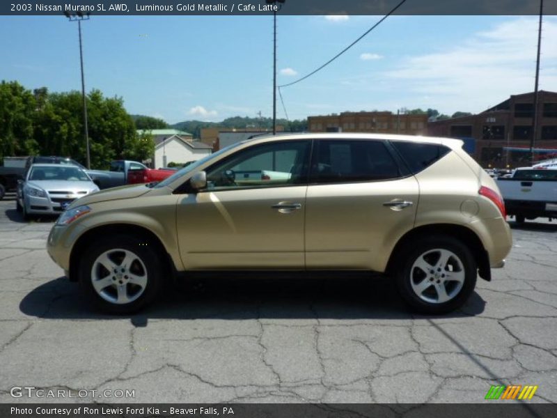 Luminous Gold Metallic / Cafe Latte 2003 Nissan Murano SL AWD