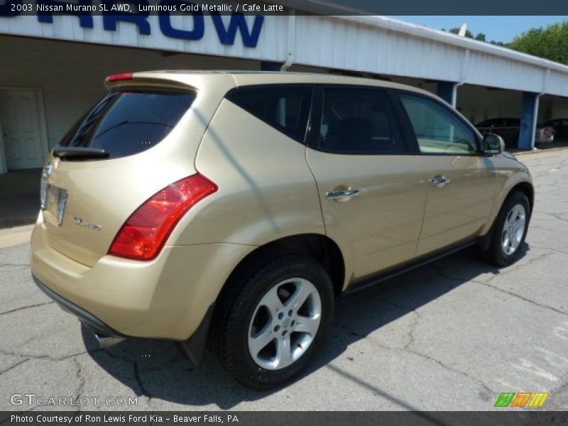 Luminous Gold Metallic / Cafe Latte 2003 Nissan Murano SL AWD