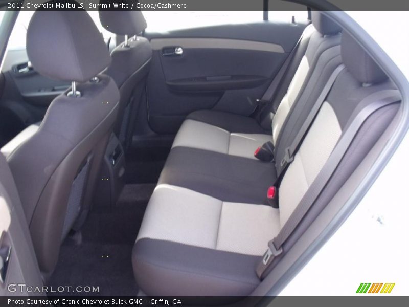 Summit White / Cocoa/Cashmere 2011 Chevrolet Malibu LS