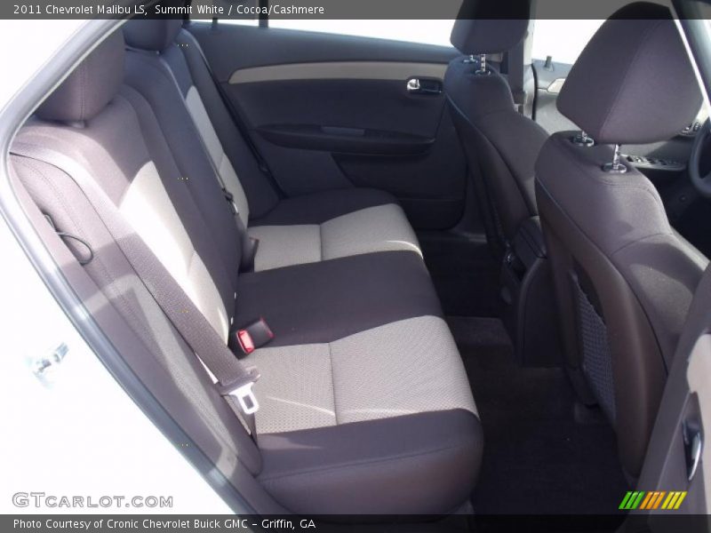 Summit White / Cocoa/Cashmere 2011 Chevrolet Malibu LS