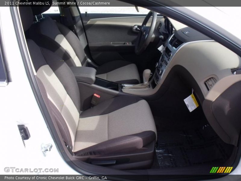Summit White / Cocoa/Cashmere 2011 Chevrolet Malibu LS