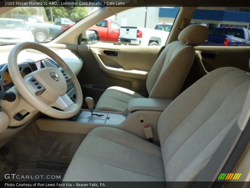 Luminous Gold Metallic / Cafe Latte 2003 Nissan Murano SL AWD