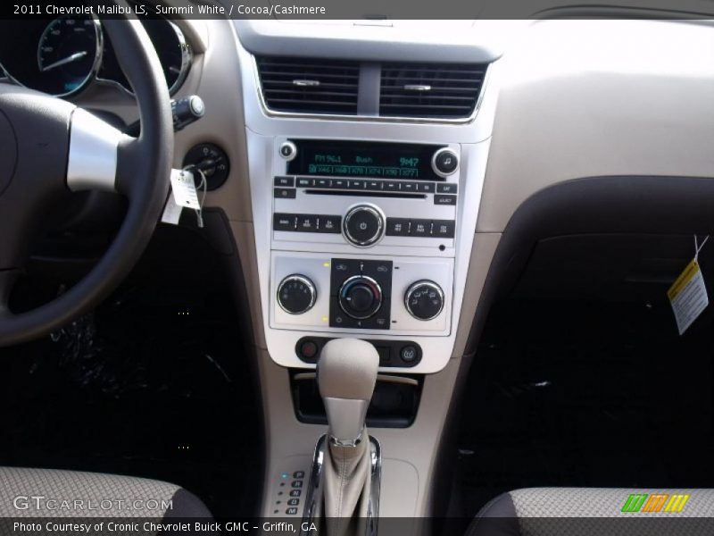 Summit White / Cocoa/Cashmere 2011 Chevrolet Malibu LS