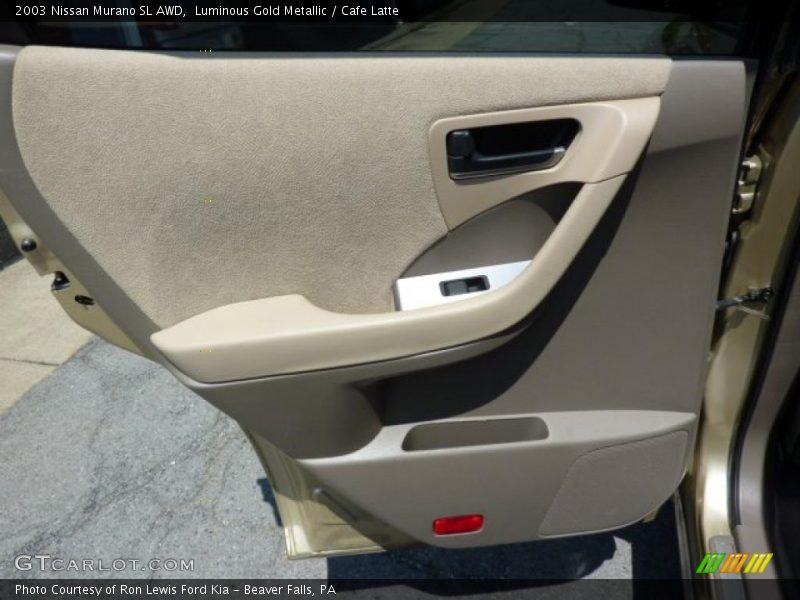 Luminous Gold Metallic / Cafe Latte 2003 Nissan Murano SL AWD