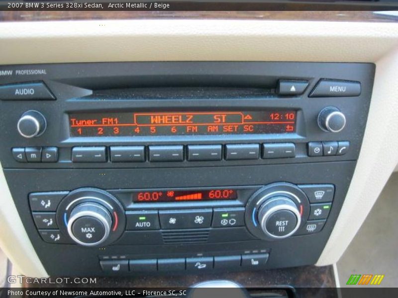 Arctic Metallic / Beige 2007 BMW 3 Series 328xi Sedan
