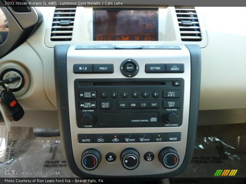 Luminous Gold Metallic / Cafe Latte 2003 Nissan Murano SL AWD