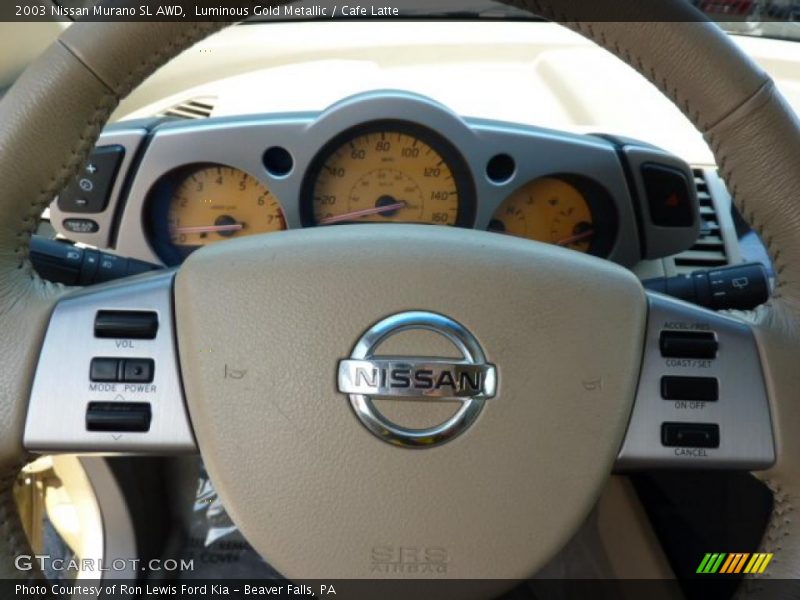 Luminous Gold Metallic / Cafe Latte 2003 Nissan Murano SL AWD