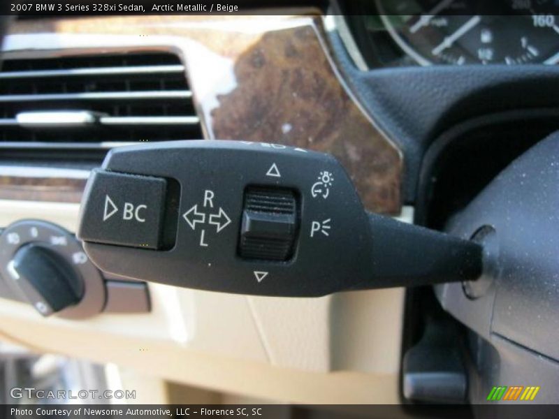 Arctic Metallic / Beige 2007 BMW 3 Series 328xi Sedan
