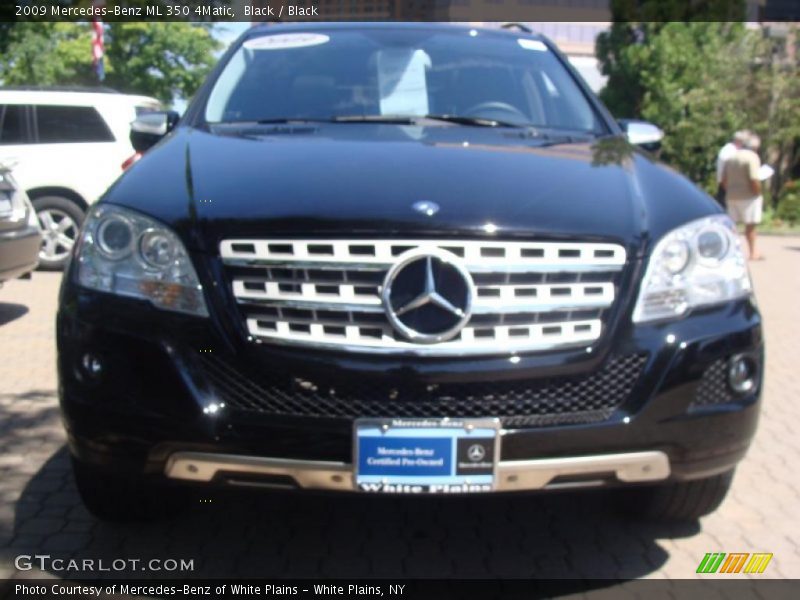 Black / Black 2009 Mercedes-Benz ML 350 4Matic