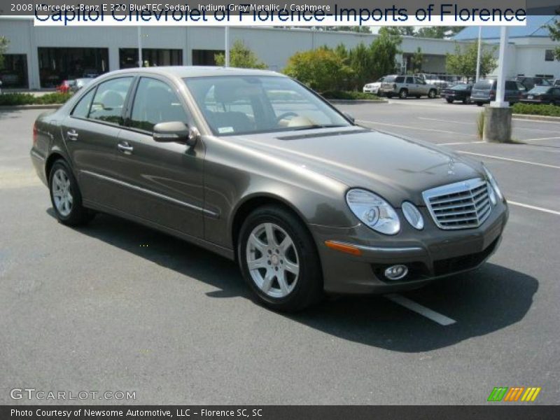 Indium Grey Metallic / Cashmere 2008 Mercedes-Benz E 320 BlueTEC Sedan
