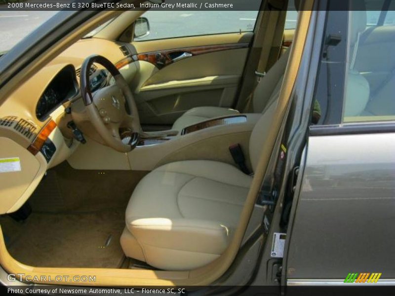 Indium Grey Metallic / Cashmere 2008 Mercedes-Benz E 320 BlueTEC Sedan