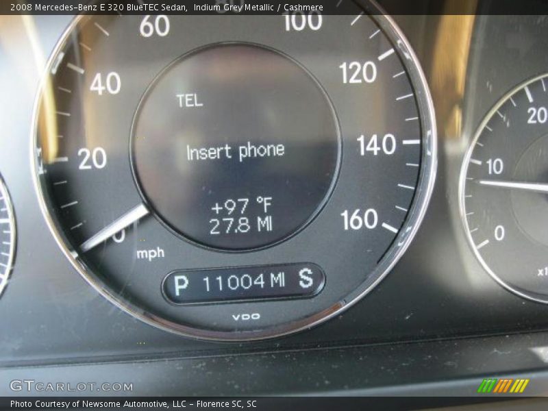 Indium Grey Metallic / Cashmere 2008 Mercedes-Benz E 320 BlueTEC Sedan