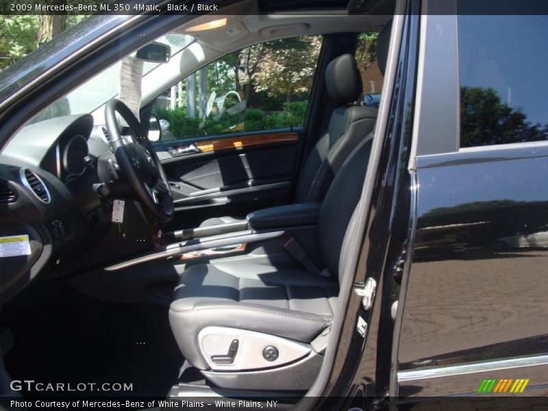 Black / Black 2009 Mercedes-Benz ML 350 4Matic