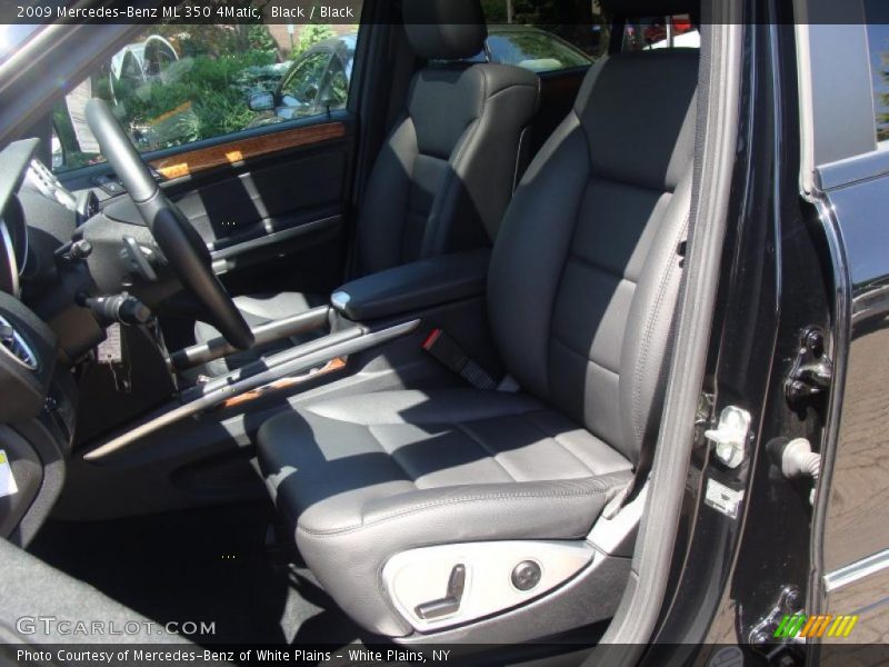 Black / Black 2009 Mercedes-Benz ML 350 4Matic