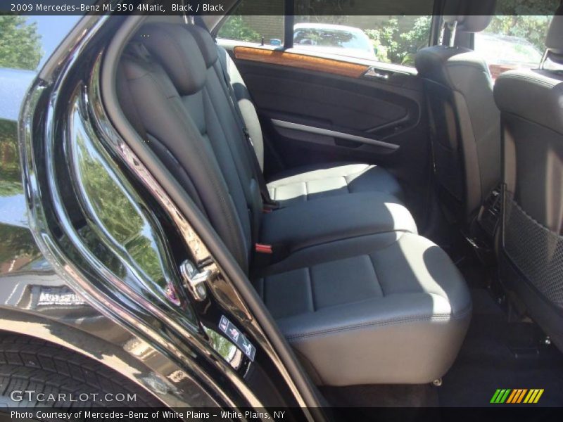 Black / Black 2009 Mercedes-Benz ML 350 4Matic