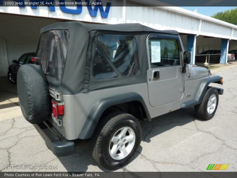 Silverstone Metallic / Agate 2000 Jeep Wrangler SE 4x4