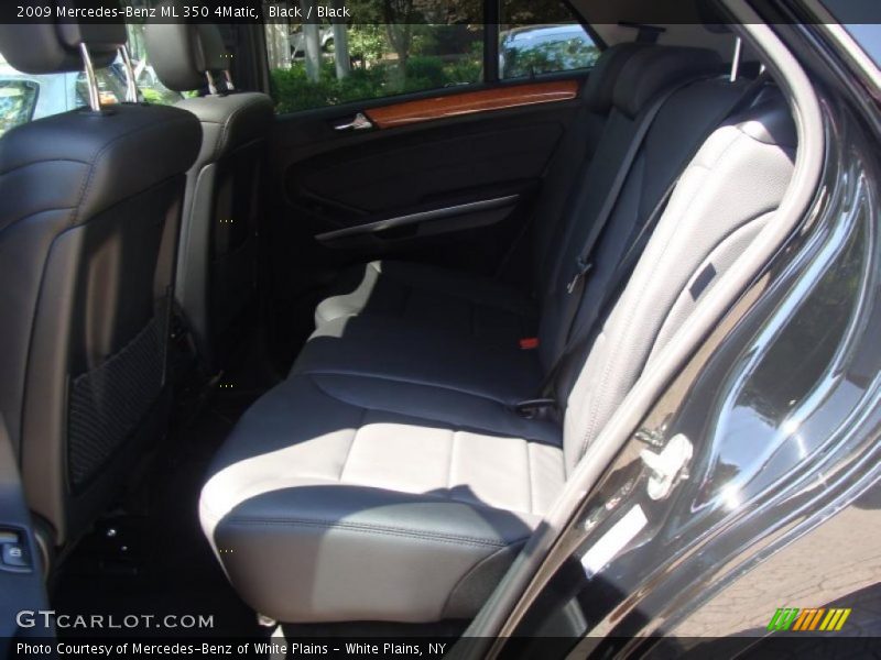 Black / Black 2009 Mercedes-Benz ML 350 4Matic