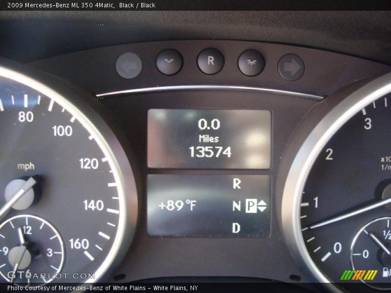 Black / Black 2009 Mercedes-Benz ML 350 4Matic