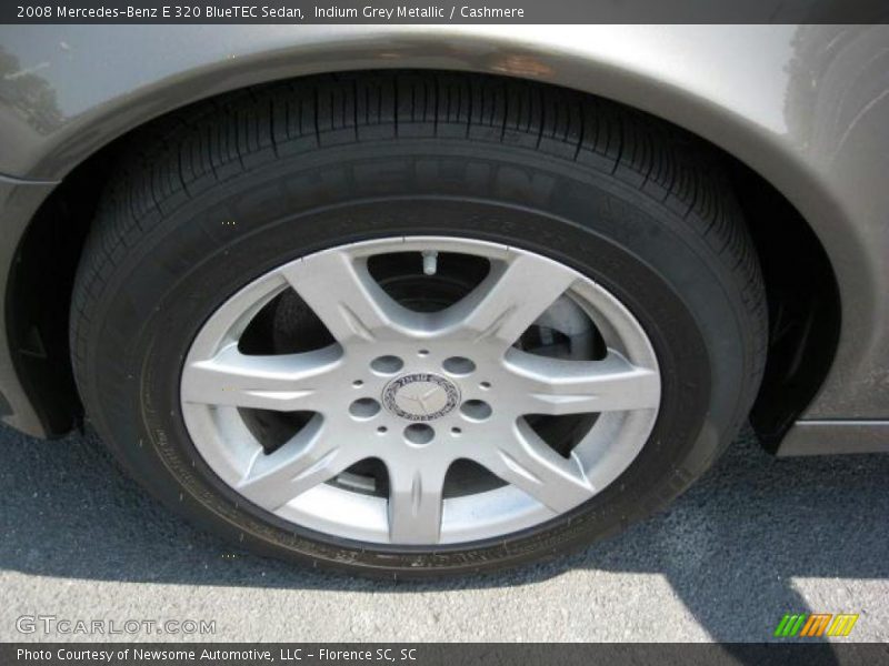 Indium Grey Metallic / Cashmere 2008 Mercedes-Benz E 320 BlueTEC Sedan