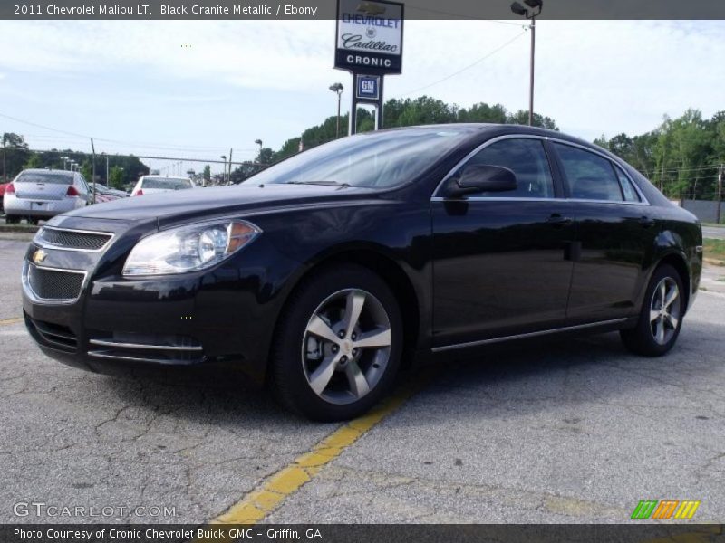 Black Granite Metallic / Ebony 2011 Chevrolet Malibu LT