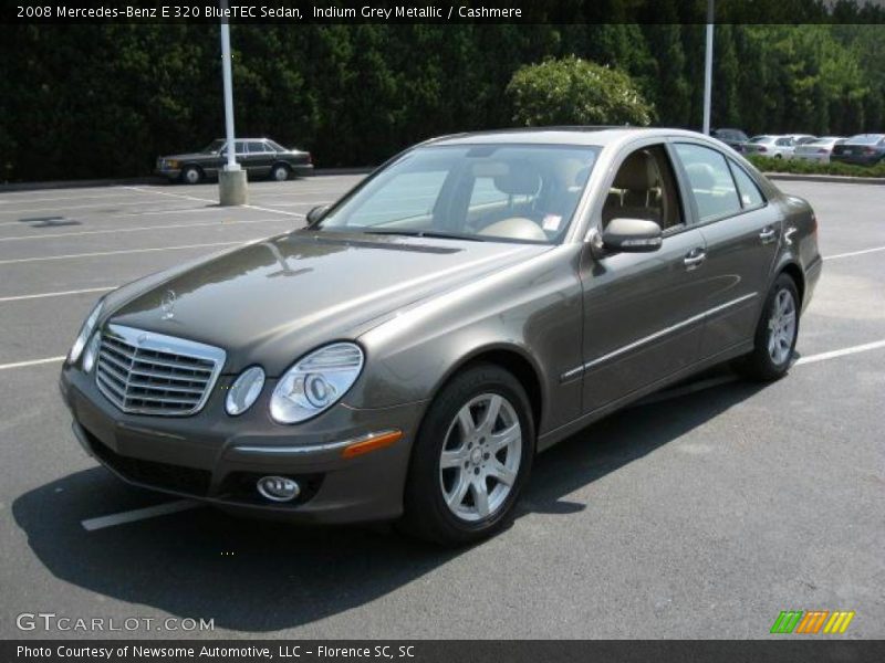 Indium Grey Metallic / Cashmere 2008 Mercedes-Benz E 320 BlueTEC Sedan