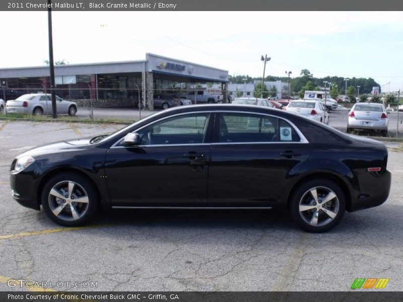 Black Granite Metallic / Ebony 2011 Chevrolet Malibu LT