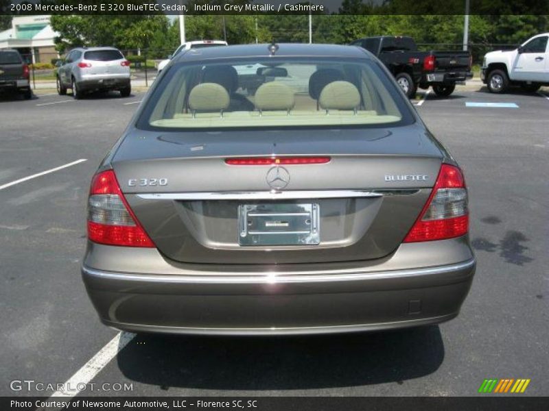 Indium Grey Metallic / Cashmere 2008 Mercedes-Benz E 320 BlueTEC Sedan