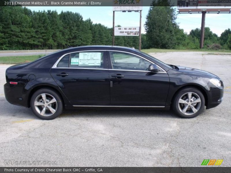 Black Granite Metallic / Ebony 2011 Chevrolet Malibu LT