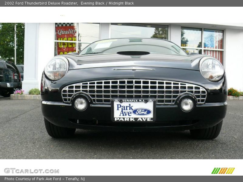 Evening Black / Midnight Black 2002 Ford Thunderbird Deluxe Roadster